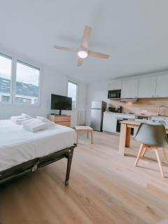 Le petit Central du Leman Studio rénové centre-ville Confort et Luminosité - 9