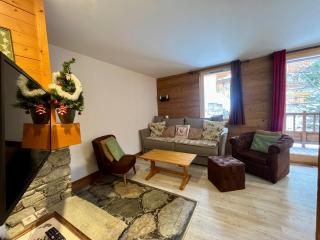 Chalet - Apt 5pax au pied des pistes - parking - skiroom - cheminée - balcons - 4