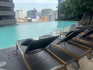 Rama 9 infinity pool with 2bedroom Jodd Fair Asoke - 6