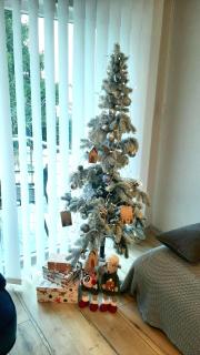 Gelbe Koffer - "Charmantes Design-Apartment" in Schiffweiler - Self-Check-in - 2 Parkplätze - WLAN - Balkon mit Gartenzugang - private Terrasse - ruhig gelegen - Nähe See & Wald - bis 4 Pers - 6