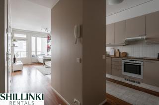 Homelike 1BR Apartment with Sauna, Balcony & Free Parking - 9