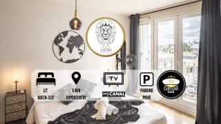 Voltaire Lion Suite - 5 min Hypercentre - Parking Privé - 0