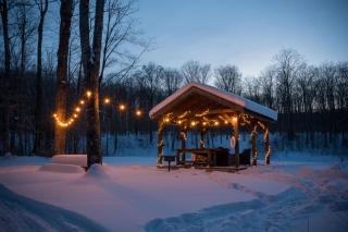 Secluded 2BR Cabin w Hot Tub, Pond, Trails, WiFi - 2