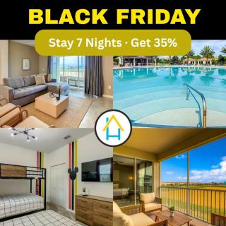 Splendid Thematic 3BR with Garage & Waterpark - 0