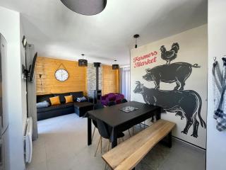 Duplex 8 couchages, vue montagne, jardin cheminée - 0