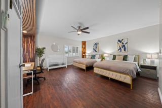 Entire Private Home with 4 Bedrooms 2 Bathrooms, 6 Beds, Hot Tub, King Bed, 6 Parking, Big Yard, Available Now - 1