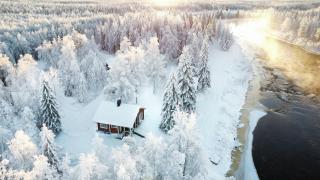 Lapin Villa Hiisi joen rannalla - 4