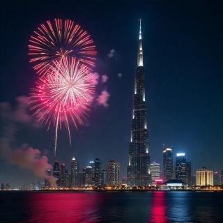 Burj Khalifa Fireworks View Downtown - One Bedroom Apartment - 0
