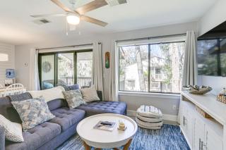 Walk to Coligny Beach Tropical Hilton Head Condo - 5