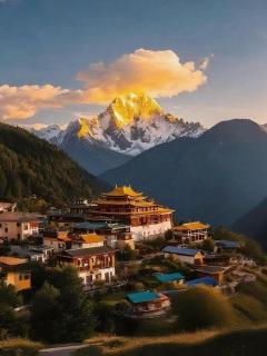 Shangri-La Qianyue S Oxygen-Supplied Scenic View Hotel - 0