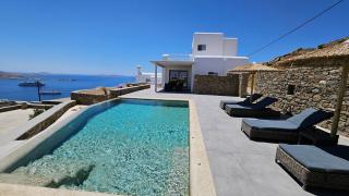 Aether Mykonos 3BR Villa with Serene Port & Town Views - 9