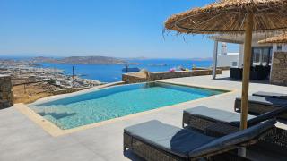 Aether Mykonos 3BR Villa with Serene Port & Town Views - 4