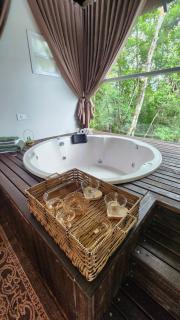 Linda Cabana com Vista Incrível nas Montanhas com Trilha, Cachoeira e Alexa - 3