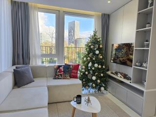 Penthouse with a city view - 9