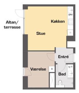 Beautiful 1-BR w a balcony by Odense Harbour - 117 - 1