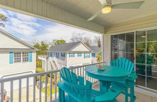 Beachside Escape with Private Hot Tub and Free Golf Cart Use-Steps from the Beach! The Mayflower - 1