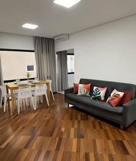 Perto da Praia com ar e estacionamento - 0