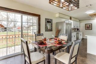 Deck and Yard Wolf Creek Waterfront Home in Grove! - 9