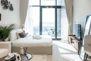 Onelink - Elegant Studio with Balcony & Pool View at Azizi Riviera 5 - 4