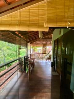 Flat Oxóssi cond beira-mar piscina varanda cozinha - 9