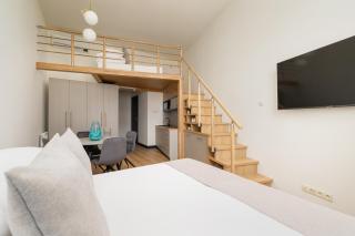 Studio apartment with mezzanine - Augustianska 1 - 7