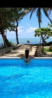 Piscine rien que pour vous, propriété entière face au lagon, les pieds dans l 'eau, cuisine équipée & wifi Le Boraha Beach Lodge 90 m2 - 0