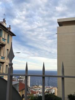 5mn Monaco - Terrasse aperçu mer - Parking - FA - 8