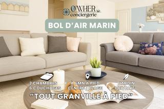 Granville 6 pers, proche gare-mer-centre, jardin - 0