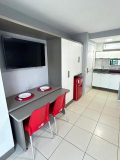 Melhores Flats - Maravilhosa varanda frente ao mar - 9