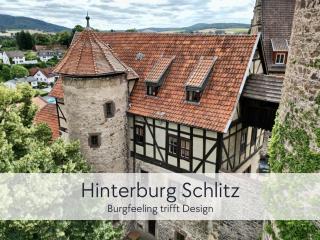 GRÄFIN ANNA - Design-Apartment mit 2 Schlafzimmer - in der historischen Hinterburg Schlitz - mit Aufzug, Parkplatz & Garten - Hunde willkommen - 7