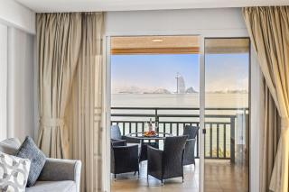 Burj View Luxury 1BR - Full Sea View Private Beach - Anantara Palm - 1