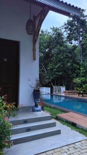 Вилла с бассейном и видом на рисовые поля и джунгли - 7