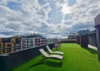 Modern studio apartment with rooftop, Chicó Norte - 1