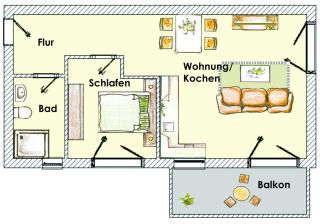 Brise Stadtvilla Blumenhof App 09 - Heringsdorf - 1