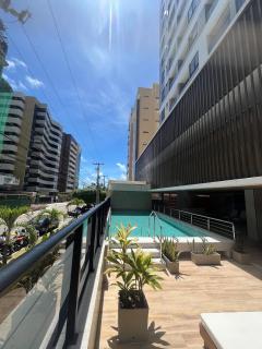 Quarto e sala, vista mar, 50m da praia de Ponta Verde - 5