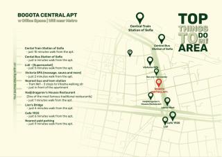 Bogota Central Apt w Office Space and Wifi near Metro - 5