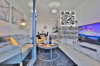 Avalora Short Lets & Serviced Accommodation - 2Bed & 2Baths Ensuite, Parking, Balcony, Wi-Fi, Netflix, Media City - 9