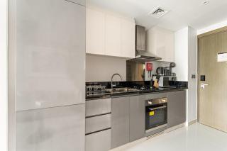 A Living Peaceful Studio Apartment With Balcony at Prive-302,Business Bay - 2