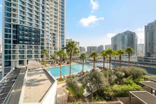 A Living Peaceful Studio Apartment With Balcony at Prive-302,Business Bay - 1