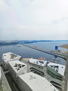 R&F Sea View 2BR New Luxury Design 5pax, Pet Friendly 1CP Netflix I CIQ RTS High Floor Unblock Super Sea View - 9