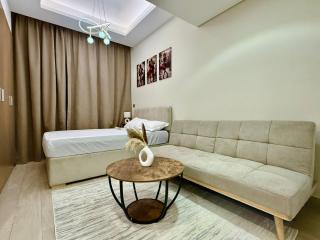 Azizi Riviera Studio High Floor Partial Burj View - 2