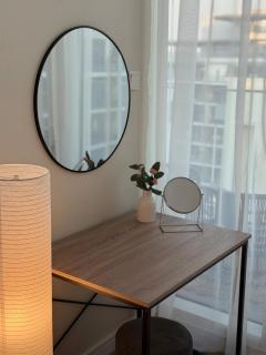 Bright 1BR with Balcony Near Airport - 3