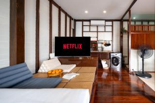 Vintage Beachfront Pool villa Huahin Kitchen&BBQ - 4