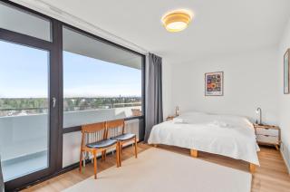 Top 121 qm - 1,300 sq ft 4room apt - Alpview - Munich panoramic view - 10th floor - 5