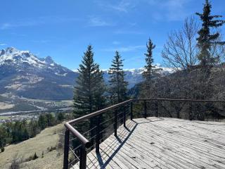 Chalet d exception ensoleillé, vue grandiose - Faucon-de-Barcelonnette - 9