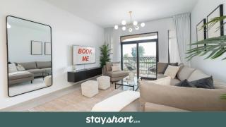 StayShort - Warm and Earthy 1-Bedroom Apartment Perfect for Family in Madinat Jumeirah Living! - 0