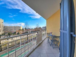 Superbe studio avec balcon vue mer - AC, Wifi, 2 - Cagnes-sur-Mer - 8