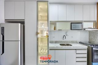 Apartamento espaçoso com ar condicionado e Wi-fi, a 100 metros da praia - Edifício Estoril - 5