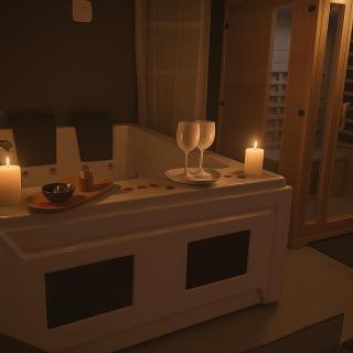 Suite Romantique avec balnéothérapie double & sauna Privés - Nuit s'exception - 6