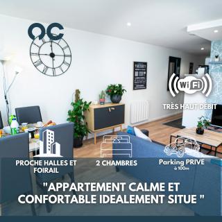 ONLOC - Proche Halles Appart - 2 chbres - Parking - 0